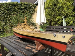 DKM Scharnhorst csatahajó makett RITKASÁG!