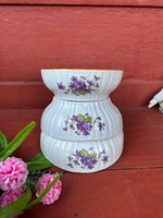 Zsolnay gyönyörű porcelán  Ibolya  ibolyás mintás pogácsástálak tálak konyha