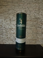 Glenfiddich whisky italos üveg doboza
