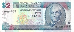 2 dollár 2000 Barbados 4.