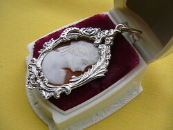 Pazar antik ezüst medálom 6. KÁMEA