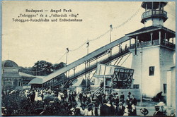 Budapest - Angol Park, "Toboggan" és a "Felfordult világ"  1940