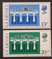 1984. GUERNSEY-szig. - EURÓPA bélyegsor - postatiszta  1,3 €   (V-141.)
