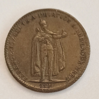 Mini Ferenc József 20 Korona sárgaréz 1894 XIX.század