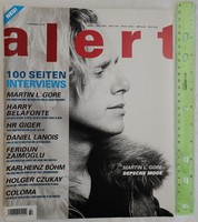 Alert magazin 2003/4-5 Martin Gore (Depeche Mode) HR Giger (Alien) Lanois Belafonte Czukay Coloma