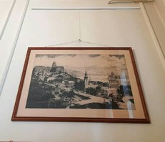Konecsni Zsizsi (1911-2000): Tabán ("hatalmas" méretű rézkarc)