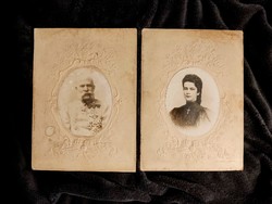Erzsébet királyné és Ferenc József király / Kaiserin Elisabeth und Kaiser Franz Joseph foto eladó /