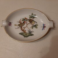 Herendi szèp Rothschild mintás hamus porcelán tálka