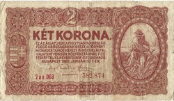 2 korona 1920 2aa sorozat 1.
