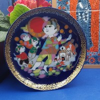 Bjorn Wiinblad Rosenthal porcelán Aladin falidísz