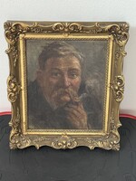 Egerváry Potemkin Ágost Oil Painting