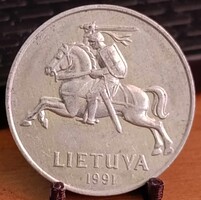 Litvánia 5 cent 1991 07A4