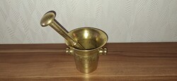 Réz mozsár törővel  12 cm