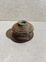 Tintás üveg, antik, 10 x 7 cm-es nagyságú darab. 2977