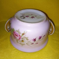 Régi, porcelán, kétfüles, komabögre, komacsésze. Schillinger Mór Szeged,