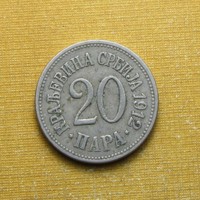 Szerbia 1912 20 para