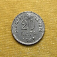 Montenegró 1913 20 para