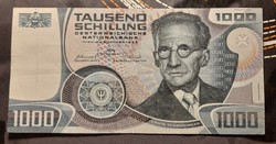 Ausztria 1000 schilling ATS .1983 .