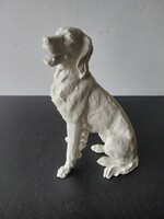 Antik Rosenthal kunstabteilung selb - kutya figura  17x12 cm (nyelv hiba , fotózva .)