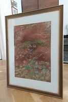 Orsós Ferenc (1879-1962): Erdei montázs. 96x71 cm. Hozzá tartozik a német eredetét igazoló számla!