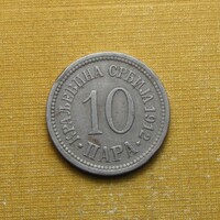 Szerbia 1912 10 para