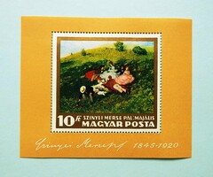 (Z) 1966. Festmény I. blokk** - Szinyei Merse Pál - Majális - (Kat.: 800.-)