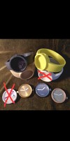 O'bag szilikon óraszíj 3db, és O'clock óramű 3db.