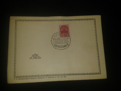 1942. Emléklap/emlékbélyegzés ( A Szentjobb Országjárása . Nagyvárad 1942.05.03. )