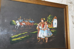 Antik huszáros kép 691