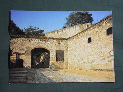 Képeslap,Eger,Várkapu,Eger ostroma bronz dombormű látkép,részlet,1981-