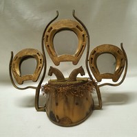 Unique Rider Relic, Ornate Horse Head with Horseshoe
