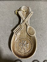 Kerámia alkotás,  23 x 10 cm-es,máltai, lakberendezéshez kiváló.3240