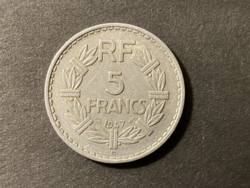 Franciaország 5 frank 1947