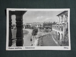 Képeslap,Balatonkenese,SZOT Honvéd üdülő,sétány látkép,részlet,Forte kiadás, 1950-