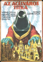 RITKA !!! AZ ACÉLVÁROS TITKA-VERNE GYULYA !!! E R E D E T I 1985 !!! Mozi Film Plakát Poszter VG --