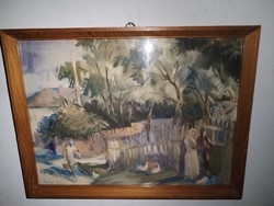 Szőnyi István (1894-1960): Zebegényi utcakép.
