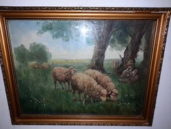 Pállik Béla jelzéssel, gyönyörű régi olaj/vászon festmény.