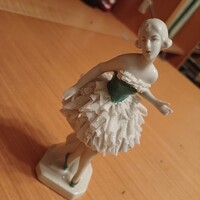 Német, Germany Limbach - balettező lány porcelán figura