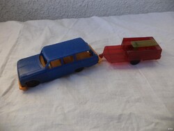 Utánfutós autó retro trafik játék (4057)