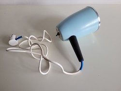 Retro régi kék lámpa babakék mid century kézilámpa