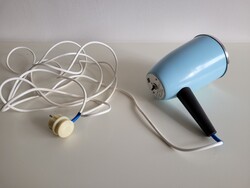 Retro régi kék lámpa babakék mid century kézilámpa