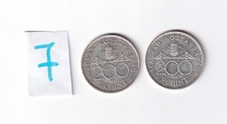 200 Forint 1992 2 db egyben 07