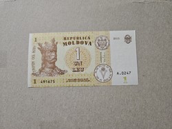 2015-ös 1 Lej Moldova UNC