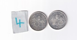 200 Forint 1992 2 db egyben 04