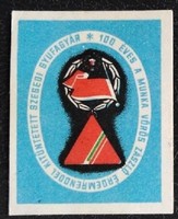 Gy182 / 1959 Érdemrend gyufacímke