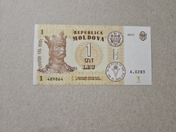 2015-ös 1 Lej, Moldova UNC