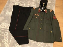 Országgyűlési Őrség Tőrzsőrmester Zubbony, Nadrág és Babmérő, Ritkaság Gyűjtőknek