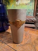 WWI MEMORIAL CUP WITH FERENC JÓZSEF AND VILMOS PICTURE