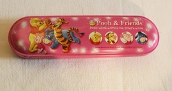 Micimackós fém pléh bádog doboz