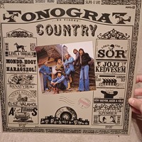 Fonográf - Country album - bakelit lemez